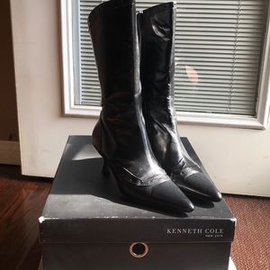 Vintage Kenneth Cole Freyght Train II Black Boots.